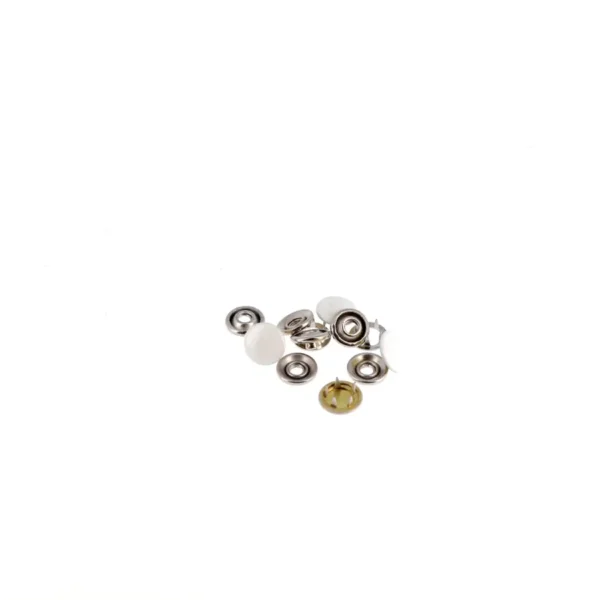 Boutons pression sans couture - 12 mm - Blanc - BOHIN 71281