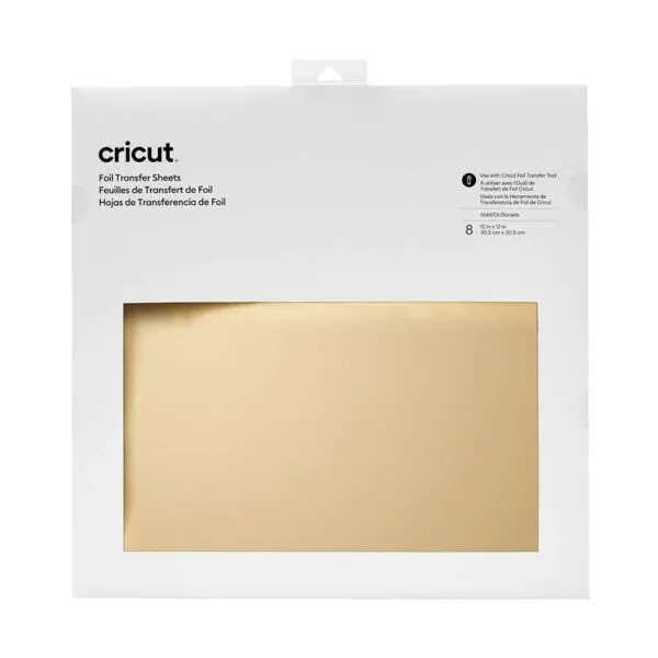 CRICUT 2008718 - 8 F TRANSFERT FOIL OR - 30,5 x 30,5 cms