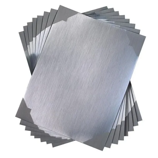 PAPIER ADHESIF IMPRIMABLE - METAL BROSSE – Image 2