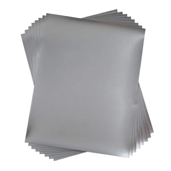 PAPIER ADHESIF IMPRIMABLE - ARGENT METAL – Image 4