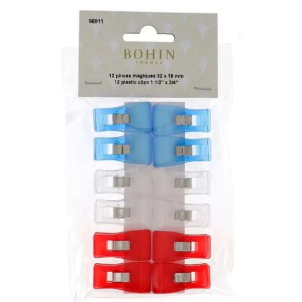 Pinces magiques pour travaux de couture 32 mm x 18 mm - BOHIN 98911 – Image 2