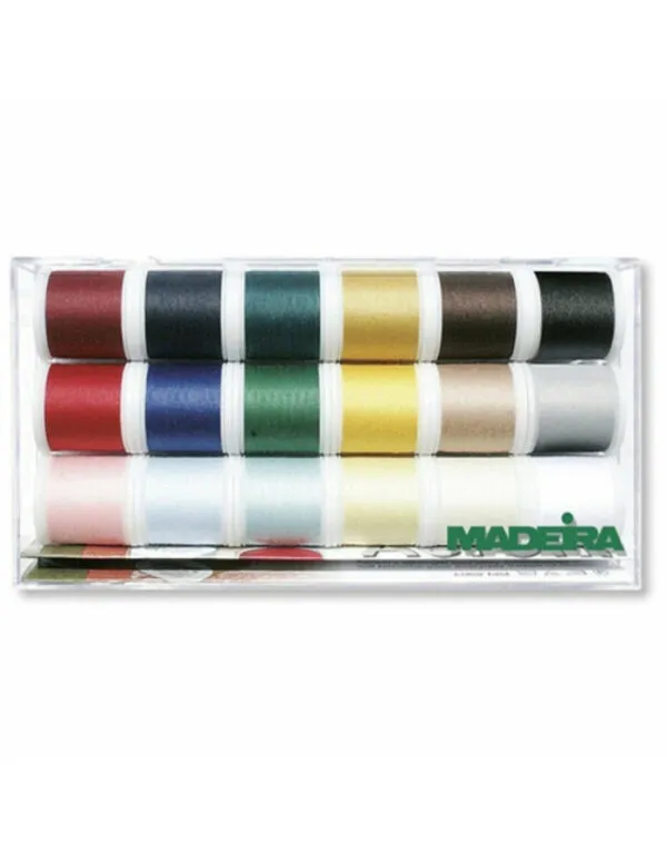 Boîte de 18 fils MADEIRA AEROFIL 200m