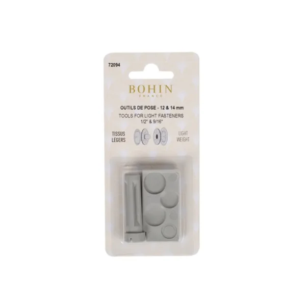 Outil de pose pour boutons pression ''tissus légers'' - BOHIN 72094 – Image 2