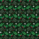 1670 Christmas Leaves