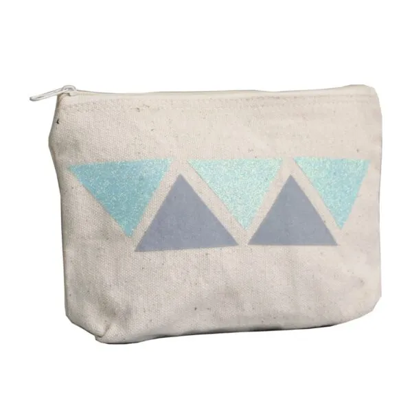 Trousse maquillage 100% coton | 18 x 14 CM – Image 2