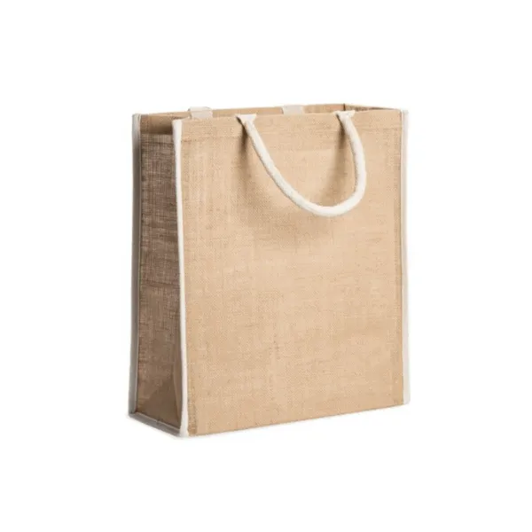 Sac cabas en jute koper 38cm x 42cm