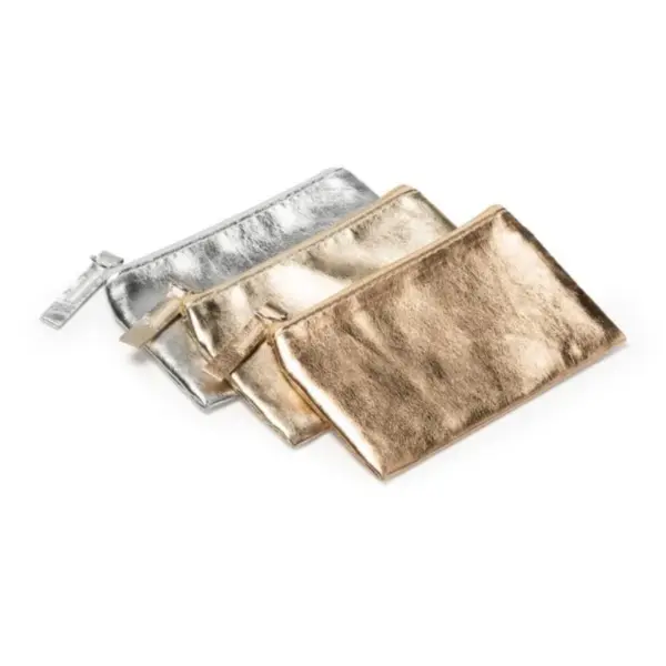 Pochette en simili cuir brillant – 12 x 8,5 cm