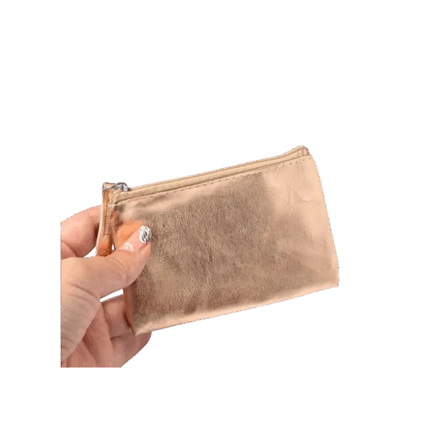 Pochette en simili cuir brillant – 12 x 8,5 cm – Image 3