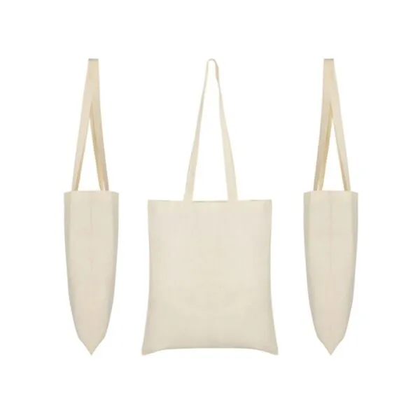 Tote bag Hill en coton naturel 41cm x 37 cm – Image 3