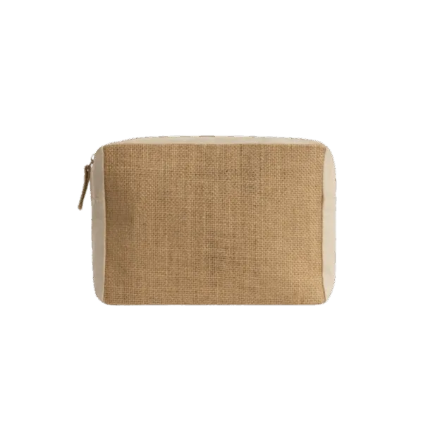 Trousse Vera Coton & jute naturelle – 20 x 15 x 6 cm – Image 2