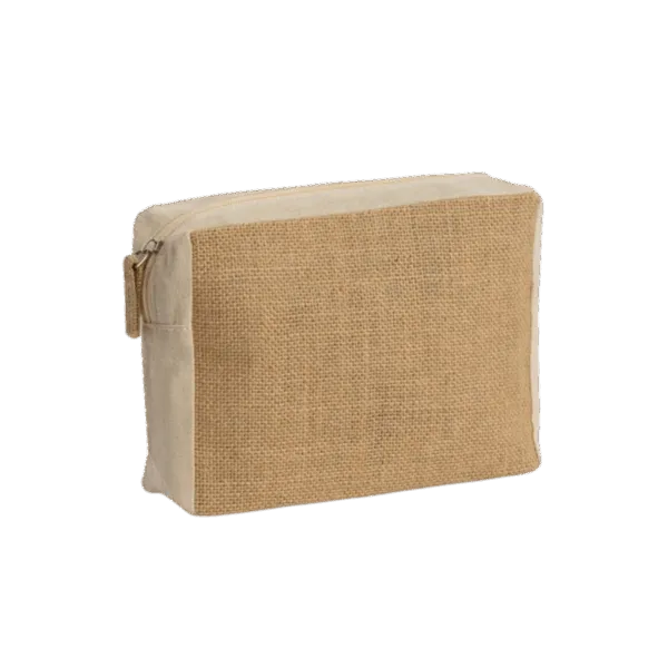 Trousse Vera Coton & jute naturelle – 20 x 15 x 6 cm