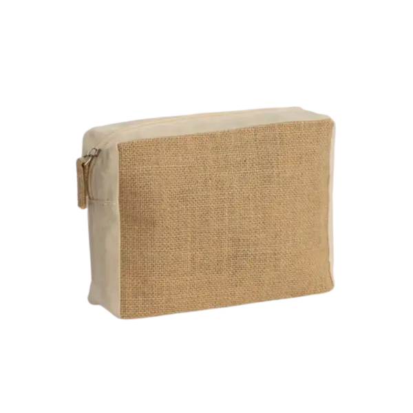 Trousse Vera Coton & jute naturelle – 20 x 15 x 6 cm