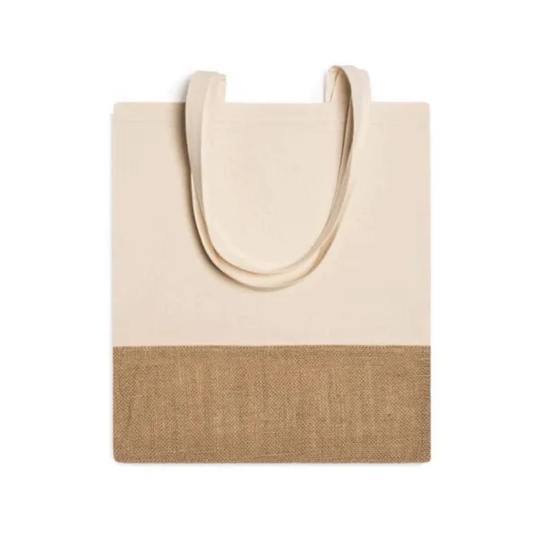 Sac wave en coton & jute 41cm x 37cm